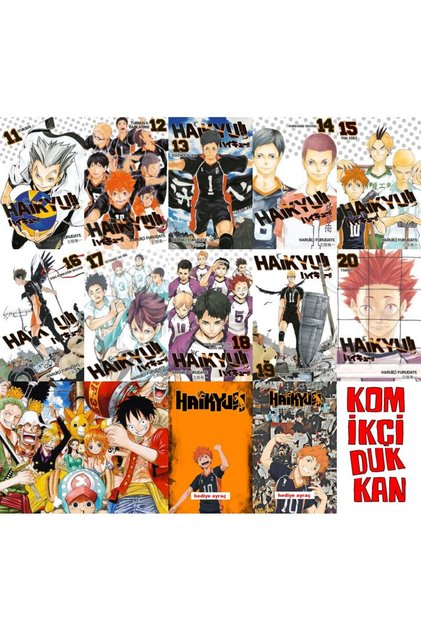 Haikyu!! 11-12-13-14-15-16-17-18-19-20 (10 KİTAP - POSTER+AYRAÇ HEDİYELİ)