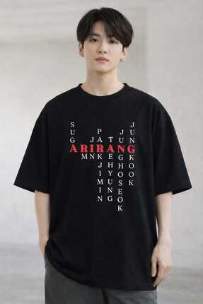 puolikuu Arirang World Tour BTS Baskılı Oversize Tshirt - Fiyatı