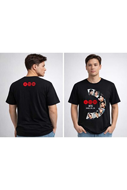 puolikuu Arirang World Tour BTS Baskılı Oversize Tshirt - Fiyatı