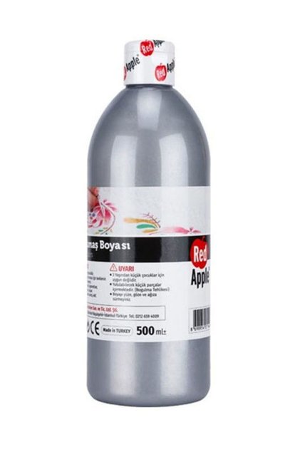 Yaldız Kumaş Boyası 500 ml. METALİK GÜMÜŞ