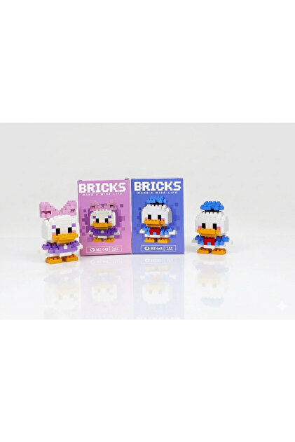 Bricks make a wise life Mikro Blok İkonik Çift Serisi: Sevimli
