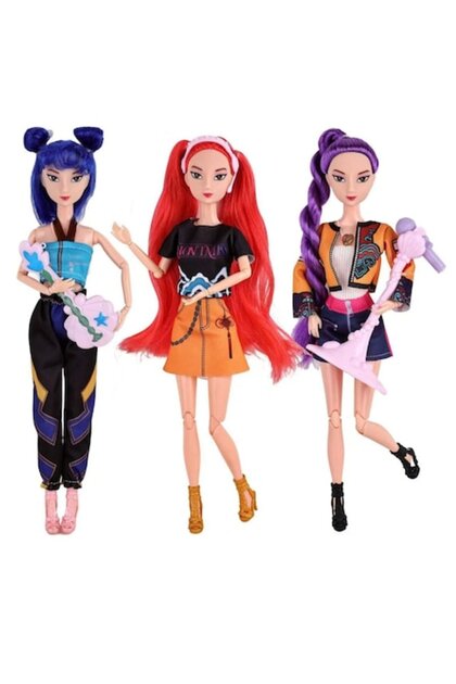 Σετ κούκλων K-POP Witch Hunter Girls, σετ 3 τεμαχίων (Rumi, Mira, Zoe)