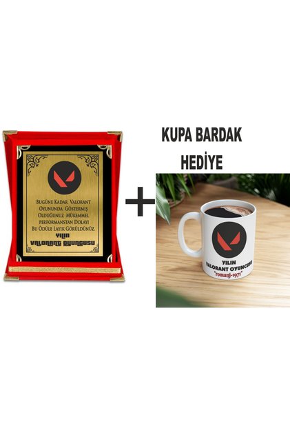 yılın volarant oyuncusu plaketi kupa bardak hediye hediyelik plaket