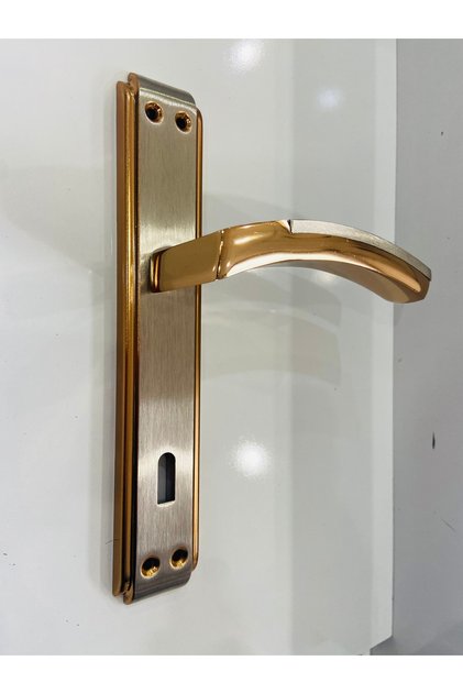 Urve Aynalı Oda Kapı Kolu Çift Renk Albfrin/Saten
