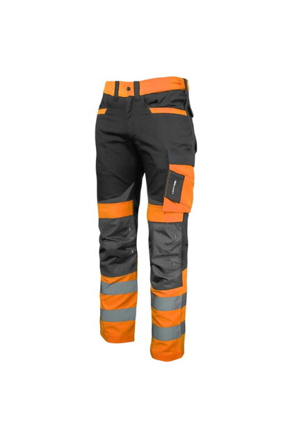 PANTALON REFLECTORIZANT SLIM-FIT / PORTOCALIU - M