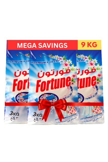 Detergent Powder 3Kg × 3 Pack (9Kg)