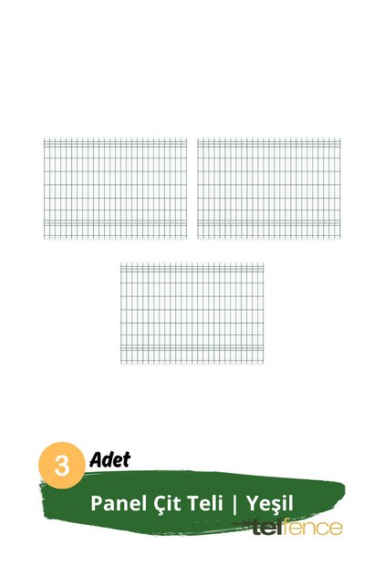 Panel Çit Teli - 50 x 250 Cm - 3 ADET