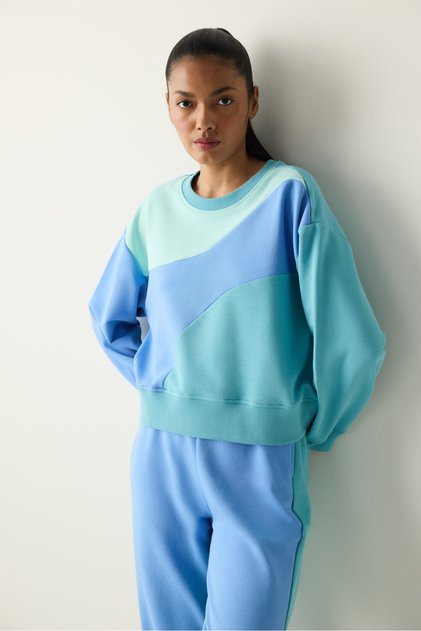 Multicolor Green Sweatshirt