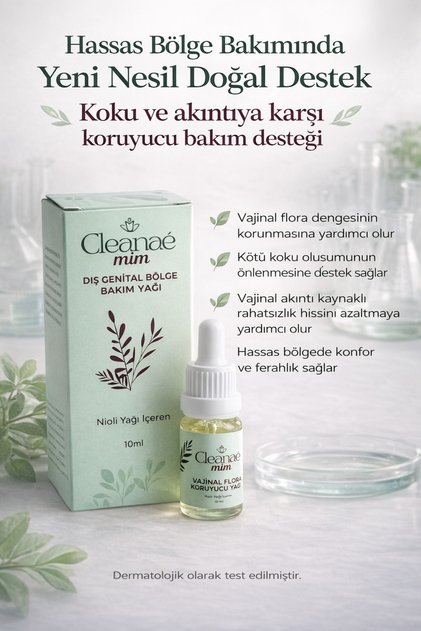 Cleanae mim Vajinal flora koruyucu Nioli yağ bazlı