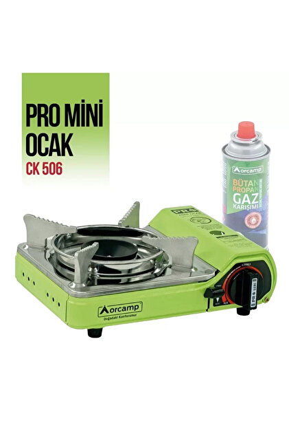Genel Markalar Tekli Çantalı Mini Portatif Ocak - Orcamp - Yeşil