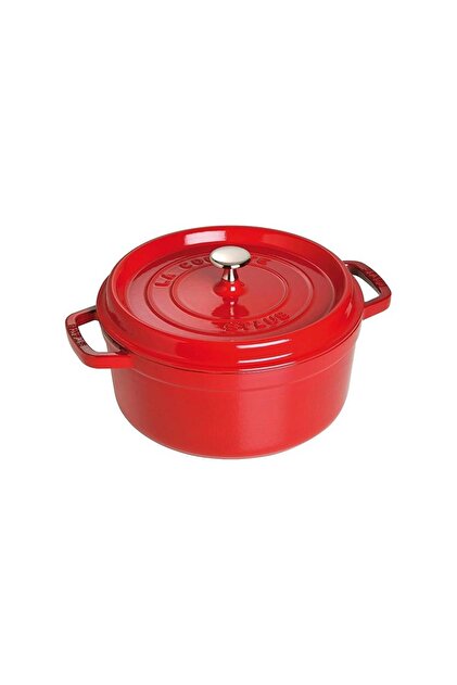 STAUB La Cocotte Yuvarlak Döküm Tencere 24 Cm Kiraz 3,8 L - Fiyatı