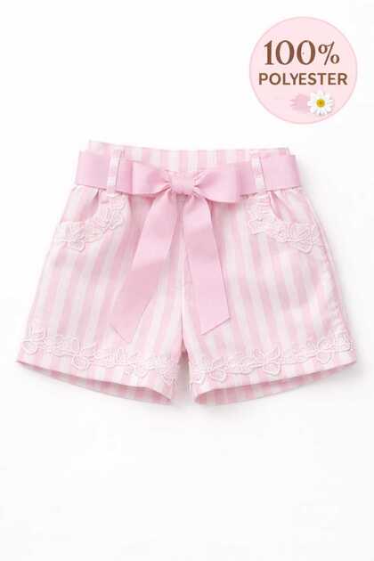 Girl's Striped Shorts 100% Polyester 1/2/3/4/5/6/7/8 Years