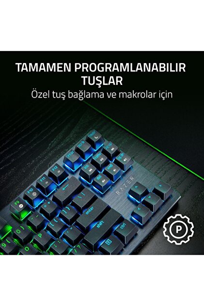 RAZER Huntsman V3X TNKY Türkçe Optik Q Klavye Siyah RZ03-05021800