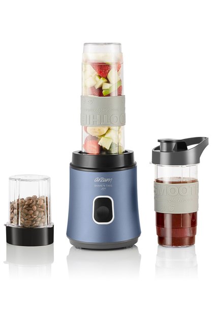 AR1101-O Shake'N Take Joy 600W Kişisel Smoothie Blender + Kahve Öğütücü – Okyanus