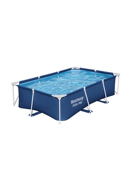 حوض سباحة بإطار ديلوكس سبلاش جونيور من بيست واي، 259×170×61 سم، 2300 لتر - 26-56403