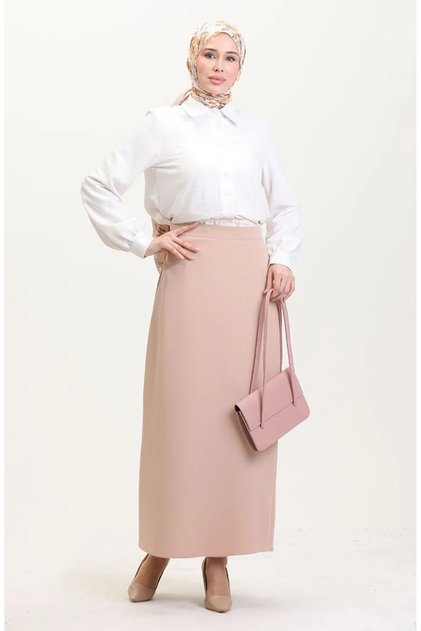 Pencil skirt 2250-03 mink