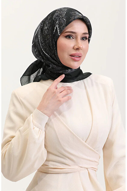 وشاح كهرمان عرقي 70279-08 كاكي