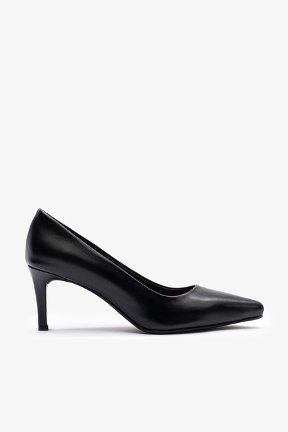 Γυναικεία παπούτσια με τακούνι Cary Black Leather