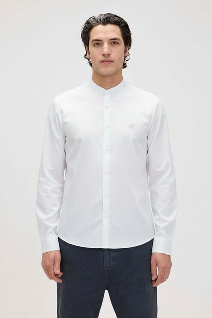 Crude white men's shirt