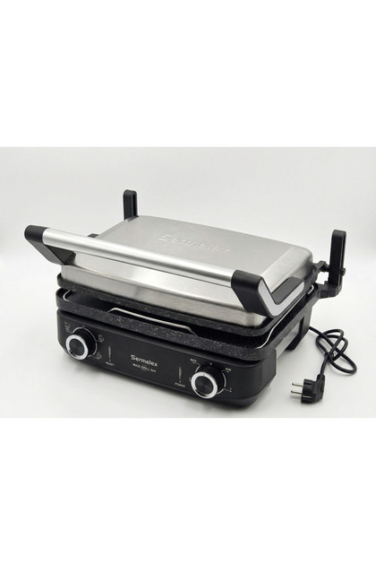 Sermelex Maxi Grill 4x4 Multi Lahmacun Makinesi ( PTFE /Teflon