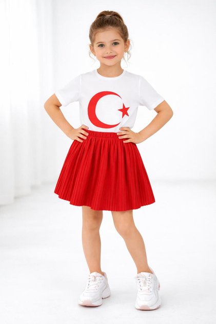 Pileli Şort Etek (23 Nisan/19 Mayıs/29 Ekim için uygundur)