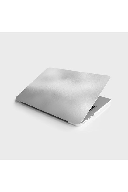 Laptop Sticker Notebook Pc Kaplama Etiketi Gümüş Doku