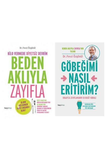 Beden Aklıyla Zayıflama + Göbeğimi Nasıl Eritirim 2 Kitap Set