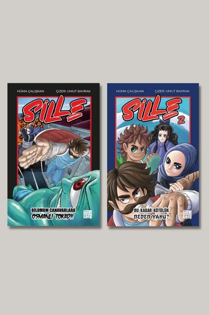 Family Comic Book Set of 2 / SİLLE-SİLLE-2 / Hüma Çalışkan