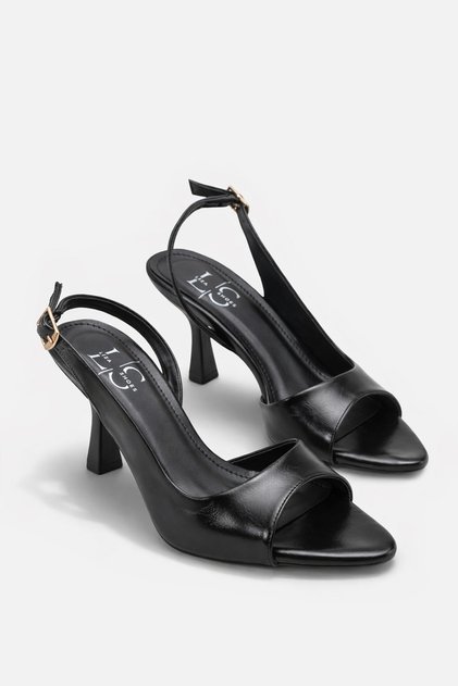 Lulu women's open back high heel shoe a006-k1914