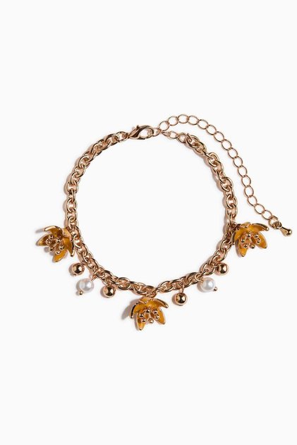 Cord charm bracelet