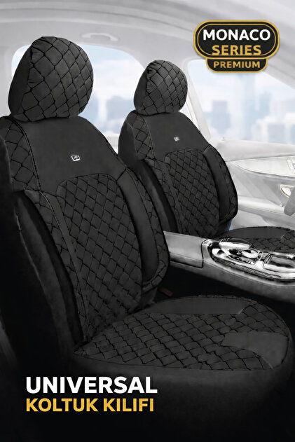 TROBUS Citroën Zx 1991–1998 Monaco Series Eviza Black Seat Cover