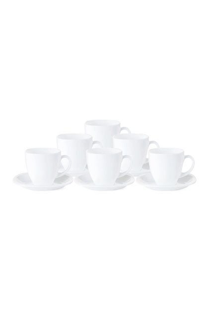 Carine Cup & Saucer, 22 cl, 12 pcs, White
