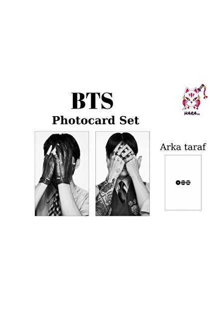 Hara Company BTS Arirang Taehyung Photocard SETİ ( 4'lü ) Fanmade