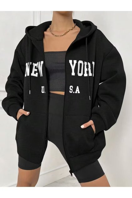 Oversize Hooded Sweatshirt Hoodie