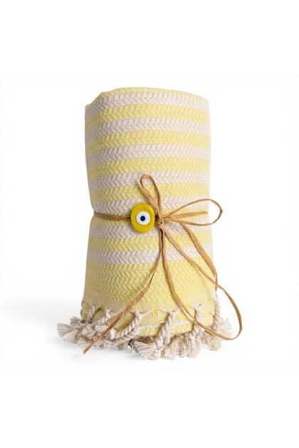 Side Peshtemal (100X180 cm) 100% Cotton Lightweight Quick-Drying Beach & Bath Towel
