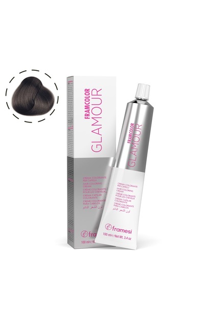 Framesi Glamour The Silver Violet 100ml Tube – Cool Silver Violet Permanent Cream Color Collection