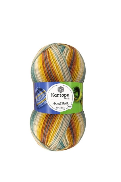 Aksoft Batik El Örgü İpliği 100 Gr Renk No : B59229