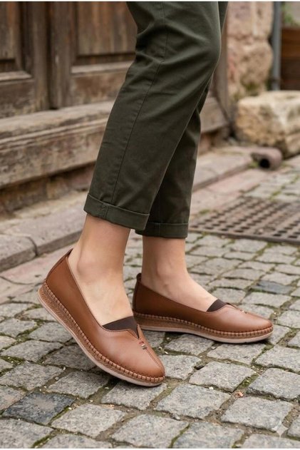 429042 Anatomical Comfortable Soft Original Genuine Leather Women's Shoes