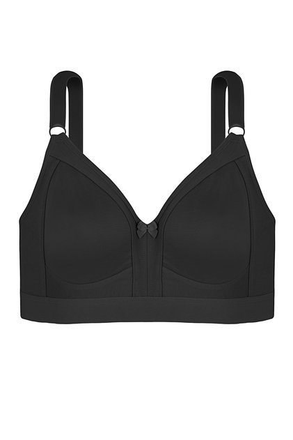 Wide Elastic Combed Cotton Gathering Bra