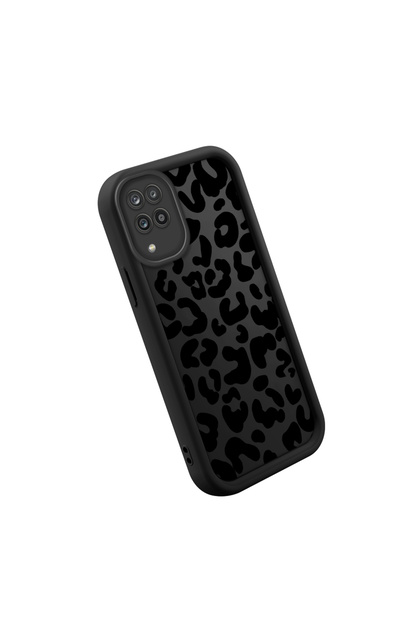 Samsung Galaxy A12/M12 Compatible High Quality Tiger Pattern Black Case