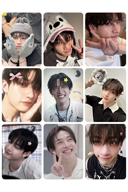 sevimliflower SEUNGMİN STRAY KİDS 1 ADET FOTOKART PVC KAPLI 9*6 CM