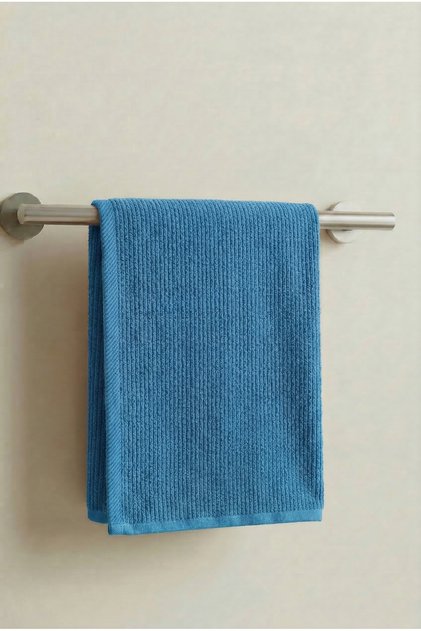 Stria Light Blue Hand Towel - 60X100Cm, 250Gr, 100% Cotton
