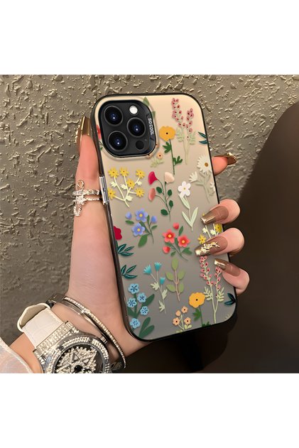 iPhone 12 Pro Max Compatible Stylish Floral Scratch-Resistant Phone Case
