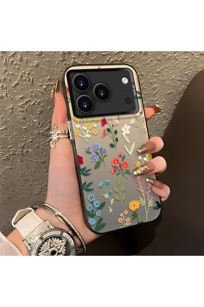 iPhone 17 Pro Max Compatible Stylish Floral Scratch-Resistant Phone Case