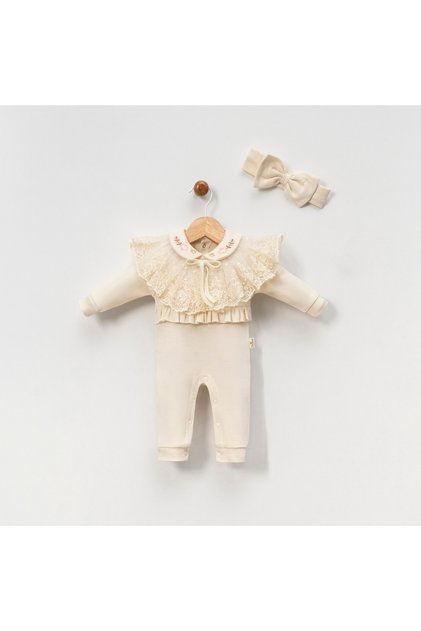 Baby Girl Cardboard Clothes with Lace Collar