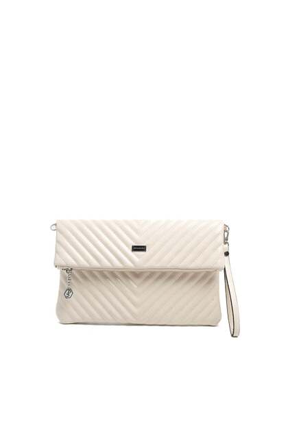 Silver & Polo Sp1134 Women's Portfolio & Clutch Crash Beige-Beige