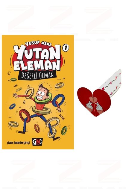 Yutan Eleman 1 Değerli Olmak - Special Design Heart Bookmark Gift