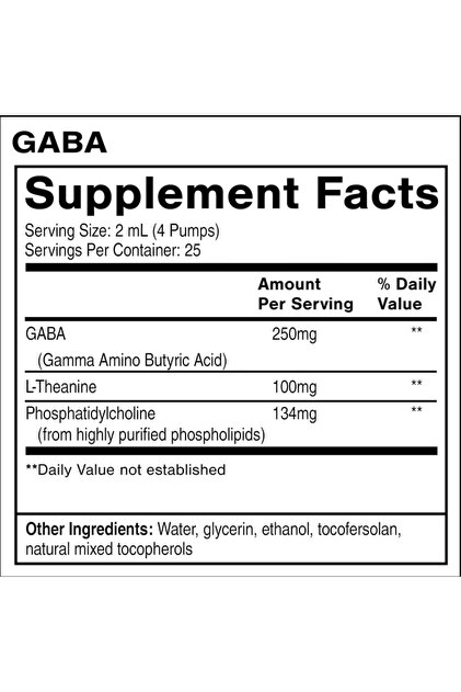 Quicksilver Scientific Liposomal GABA + L Theanine - Calm, Stress