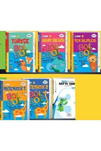 Öğretmen Evde 3. Sınıf Süper İdeal Set – 7 Parça – Öğretmen Evde