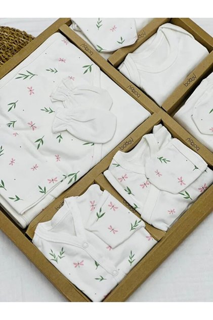100% Cotton Yusufcuk Patterned 10-Piece Hospital Discharge Set Bobby.2615